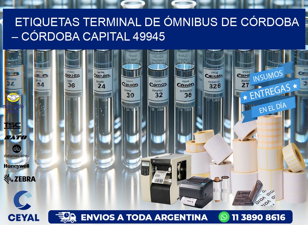 ETIQUETAS TERMINAL DE ÓMNIBUS DE CÓRDOBA – CÓRDOBA CAPITAL 49945