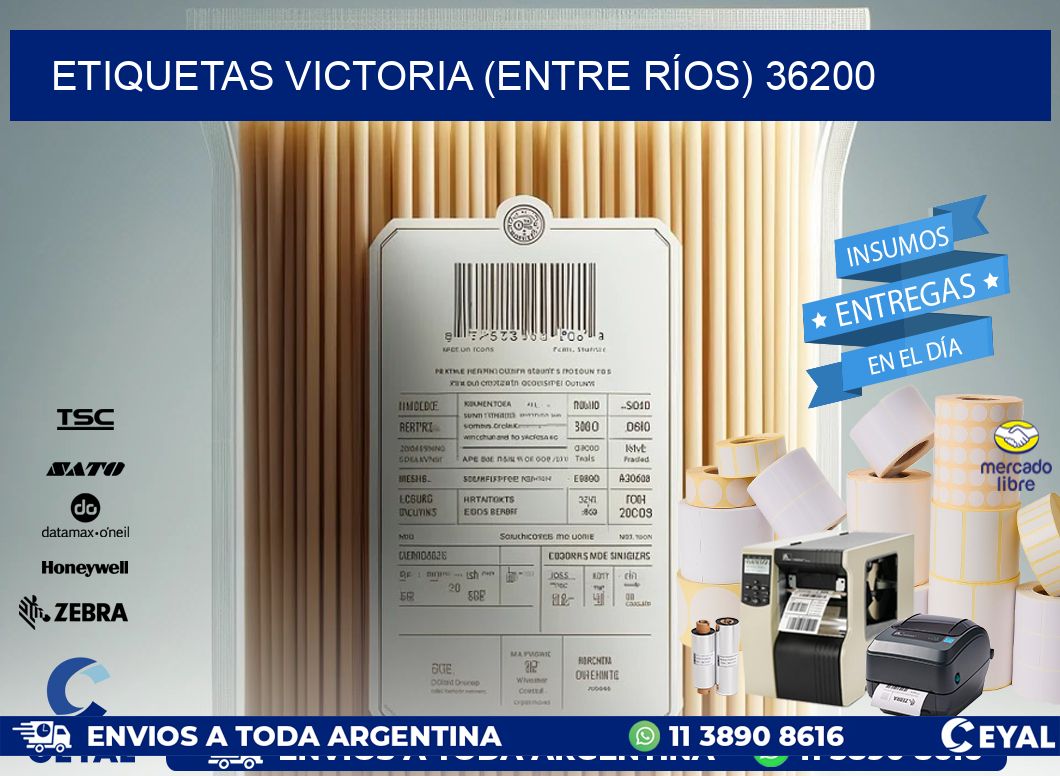 ETIQUETAS VICTORIA (ENTRE RÍOS) 36200