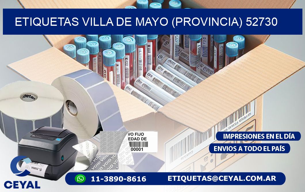 ETIQUETAS VILLA DE MAYO (PROVINCIA) 52730