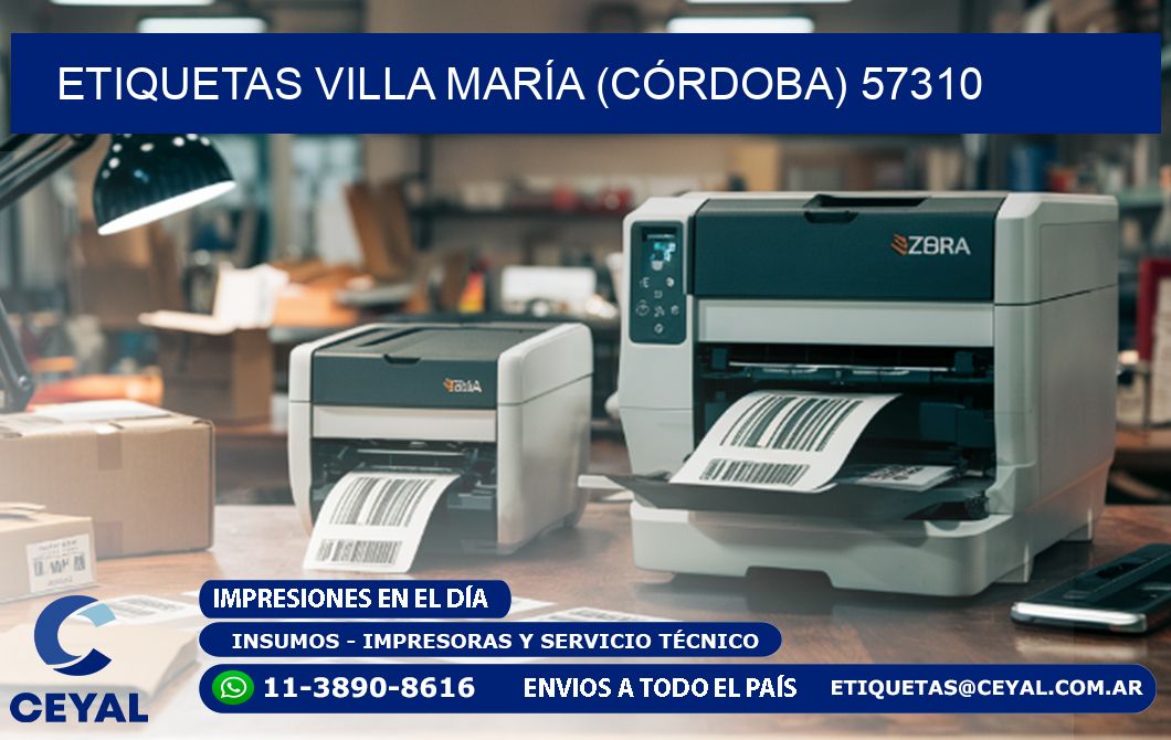ETIQUETAS VILLA MARÍA (CÓRDOBA) 57310
