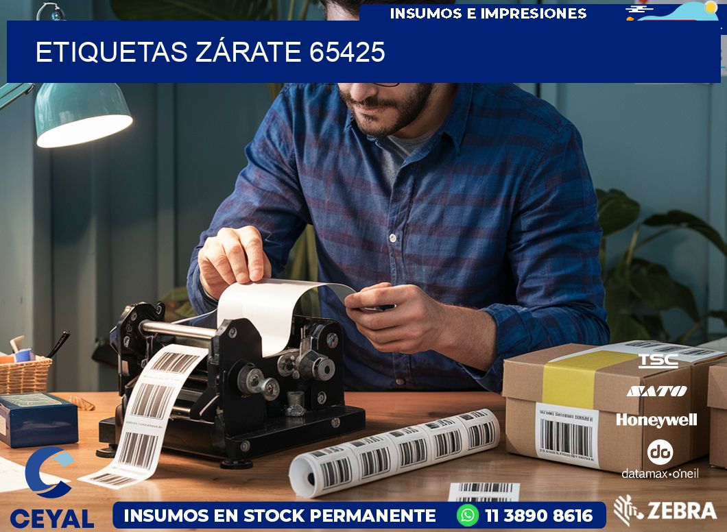 ETIQUETAS ZÁRATE 65425