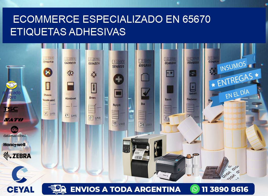 Ecommerce Especializado en 65670 Etiquetas Adhesivas