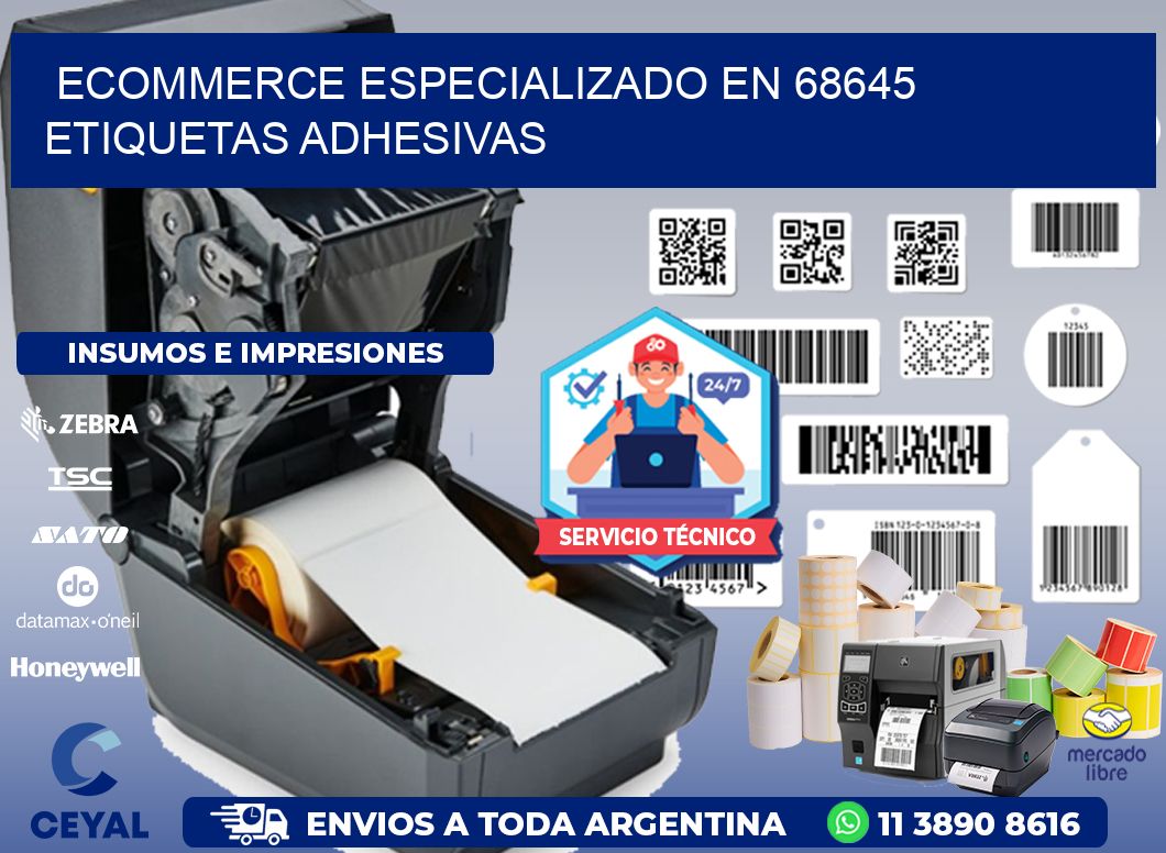 Ecommerce Especializado en 68645 Etiquetas Adhesivas