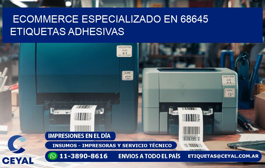 Ecommerce Especializado en 68645 Etiquetas Adhesivas