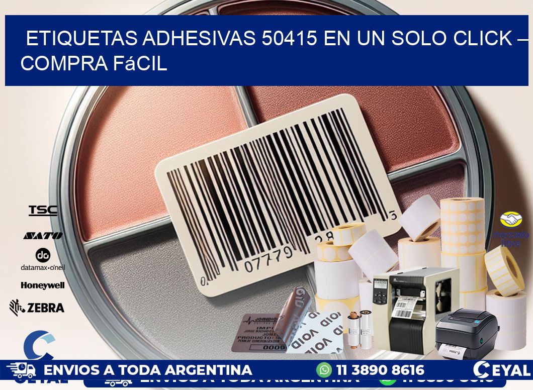 Etiquetas Adhesivas 50415 en un Solo Click – Compra Fácil