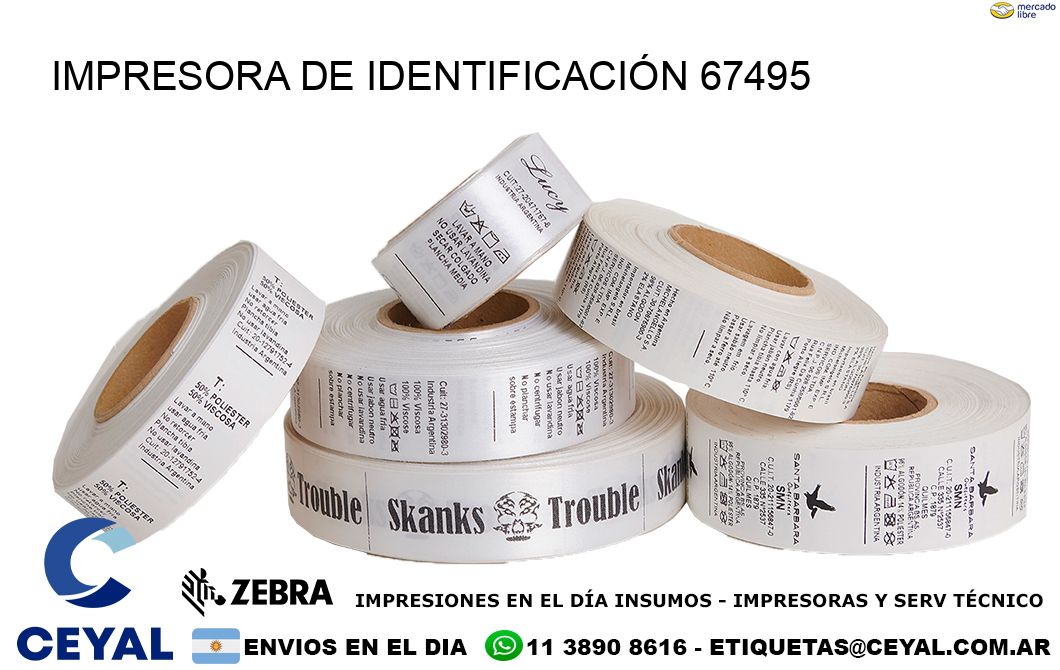 IMPRESORA DE IDENTIFICACIÓN 67495