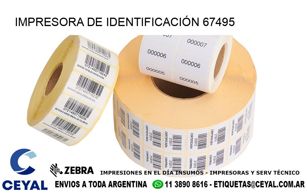 IMPRESORA DE IDENTIFICACIÓN 67495