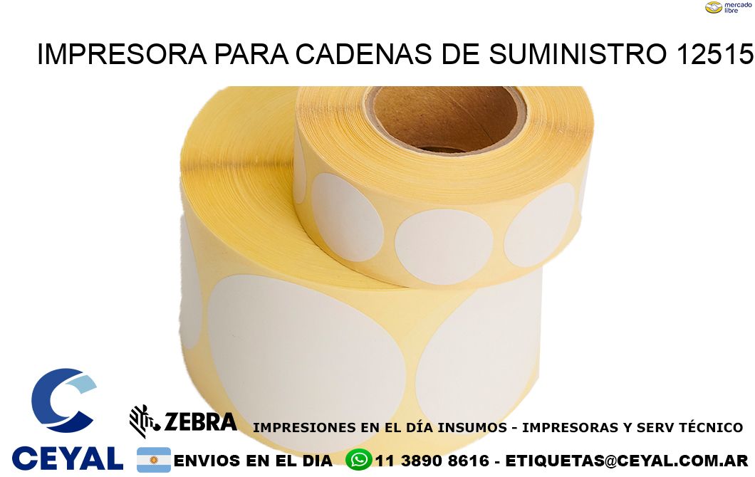 IMPRESORA PARA CADENAS DE SUMINISTRO 12515