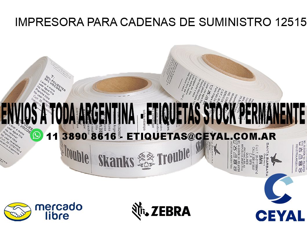 IMPRESORA PARA CADENAS DE SUMINISTRO 12515