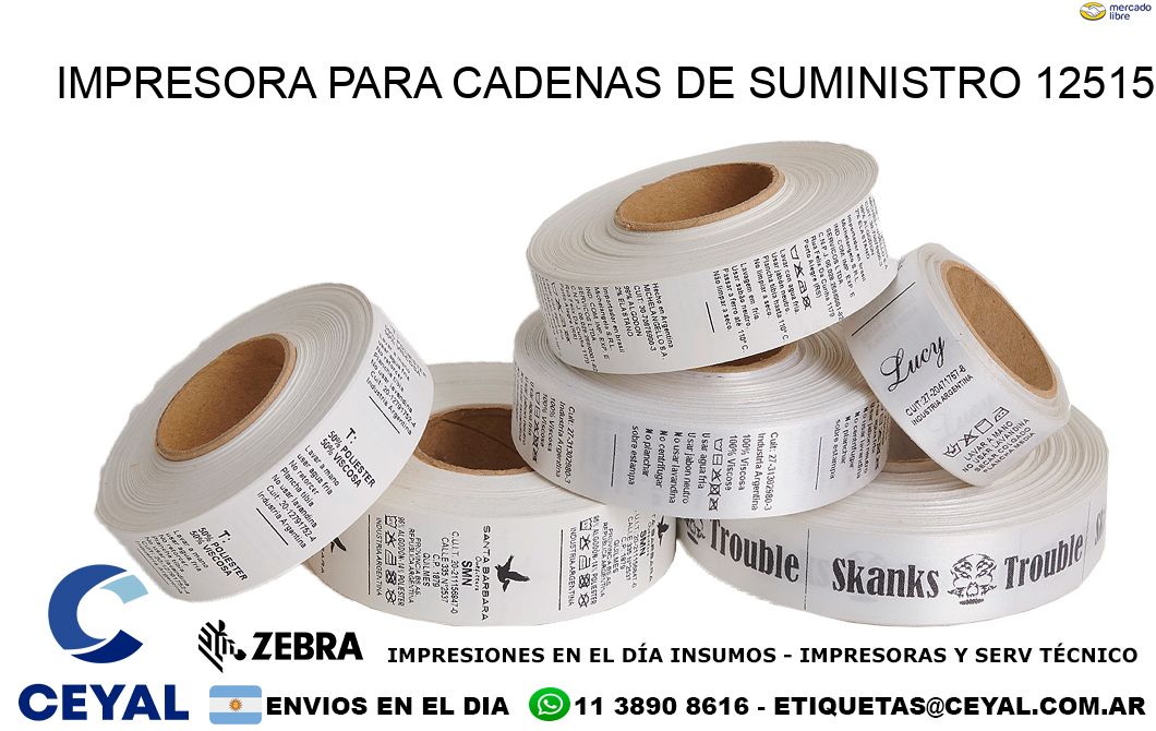 IMPRESORA PARA CADENAS DE SUMINISTRO 12515