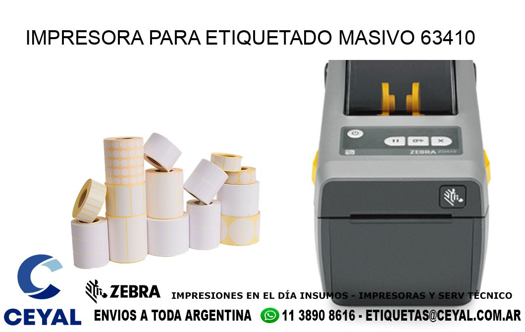 IMPRESORA PARA ETIQUETADO MASIVO 63410