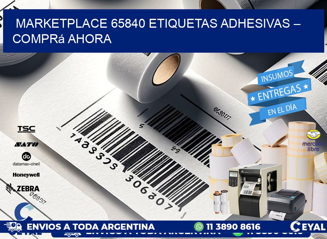 Marketplace 65840 Etiquetas Adhesivas – Comprá Ahora