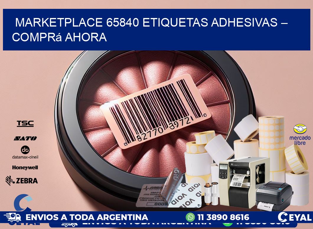 Marketplace 65840 Etiquetas Adhesivas – Comprá Ahora