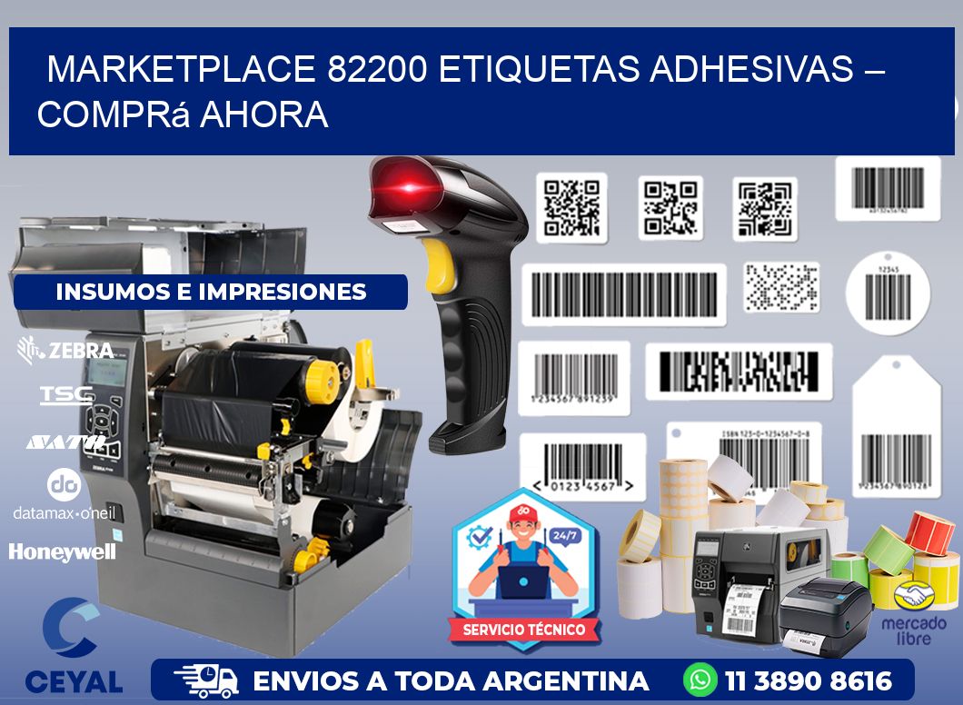 Marketplace 82200 Etiquetas Adhesivas – Comprá Ahora