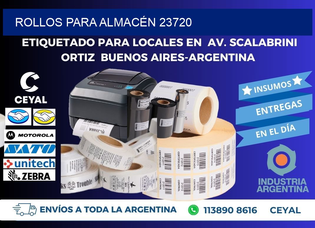 ROLLOS PARA ALMACÉN 23720