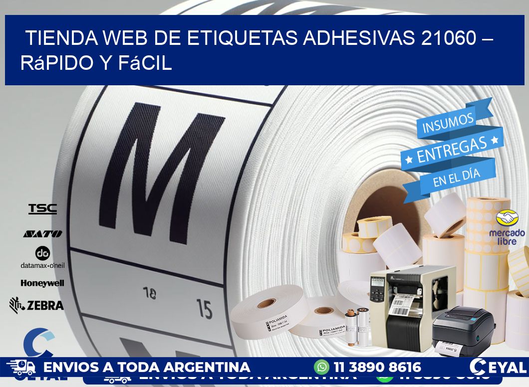 Tienda Web de Etiquetas Adhesivas 21060 – Rápido y Fácil