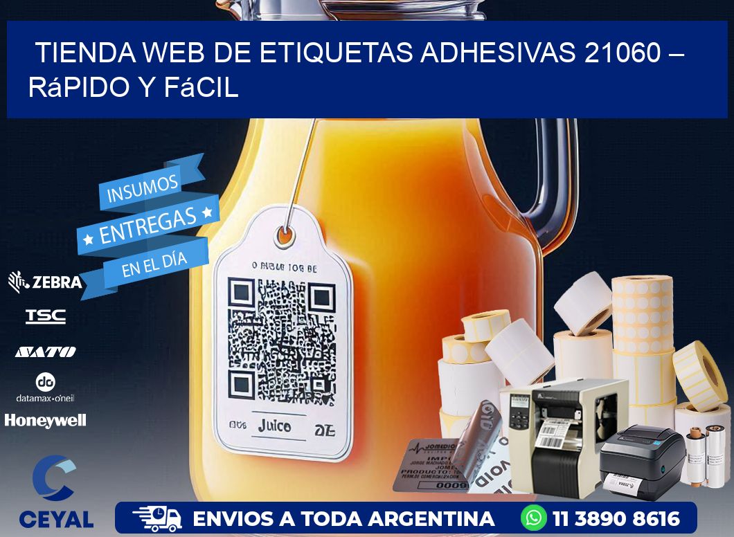Tienda Web de Etiquetas Adhesivas 21060 – Rápido y Fácil