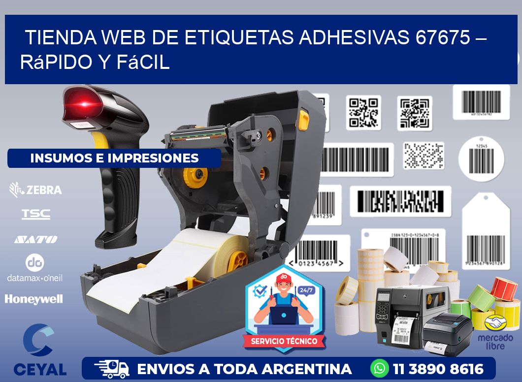 Tienda Web de Etiquetas Adhesivas 67675 – Rápido y Fácil