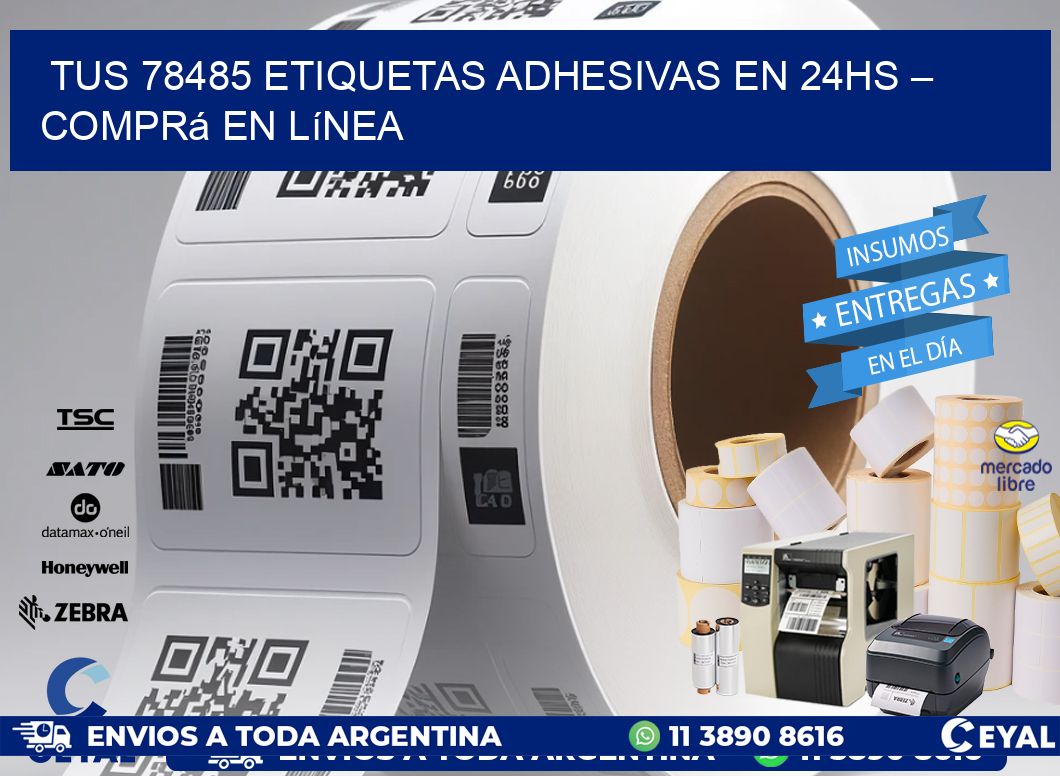 Tus 78485 Etiquetas Adhesivas en 24hs – Comprá en Línea