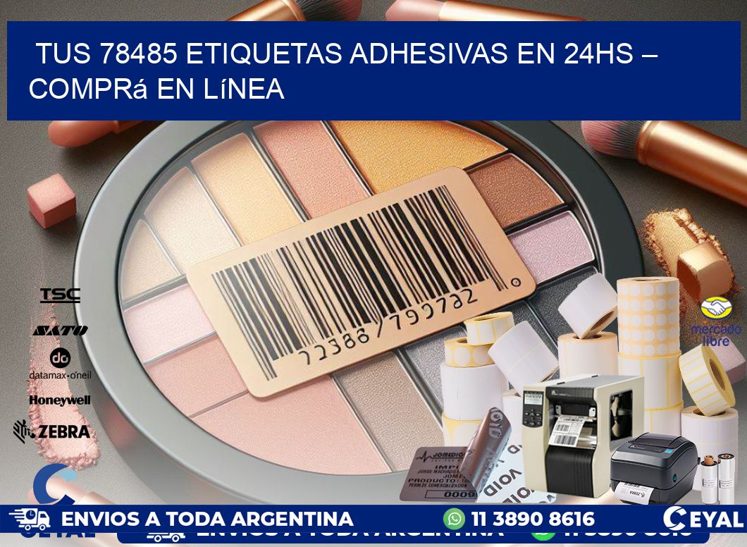 Tus 78485 Etiquetas Adhesivas en 24hs – Comprá en Línea