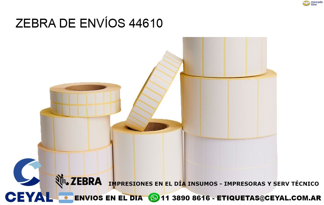 ZEBRA DE ENVÍOS 44610