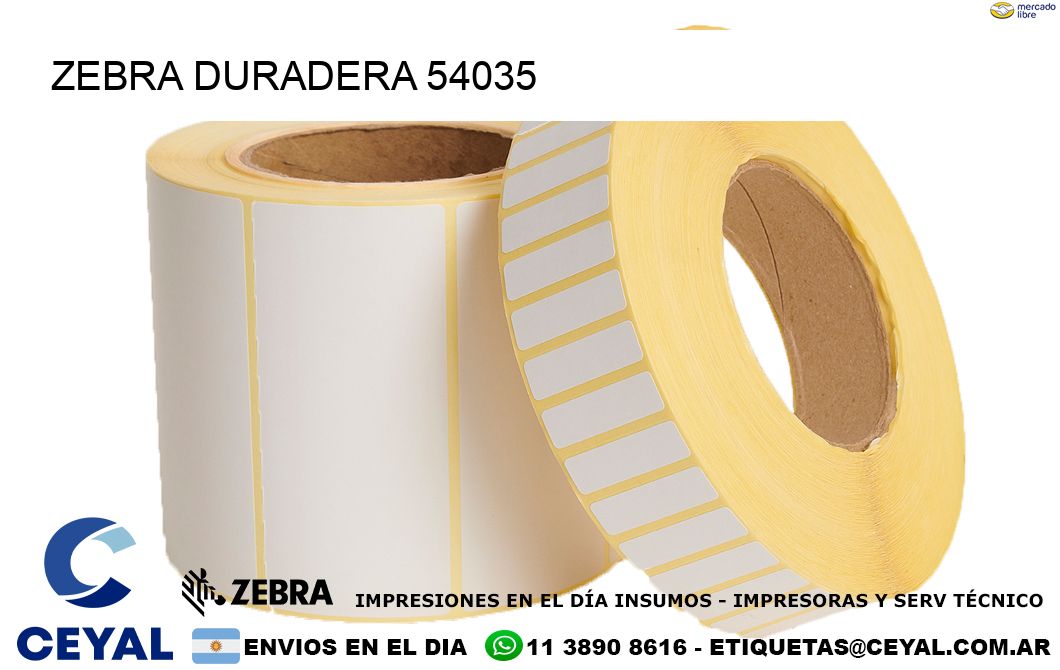 ZEBRA DURADERA 54035