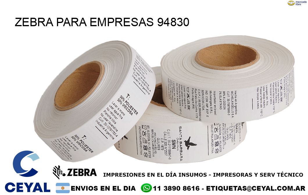 ZEBRA PARA EMPRESAS 94830