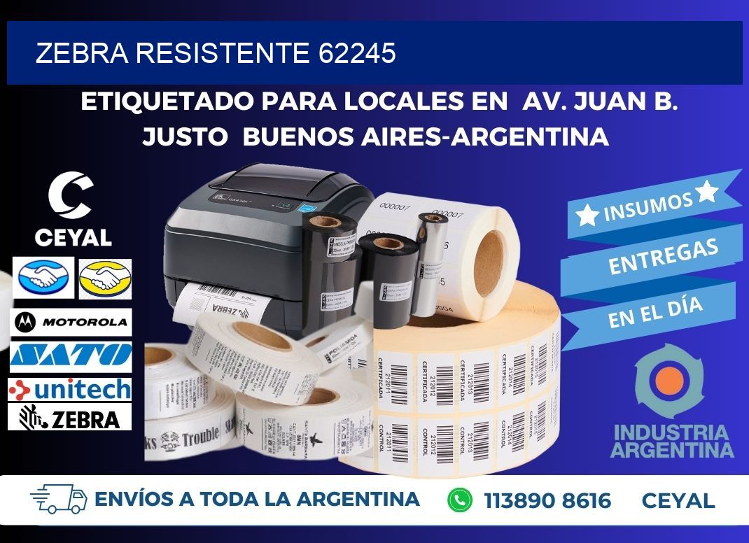 ZEBRA RESISTENTE 62245