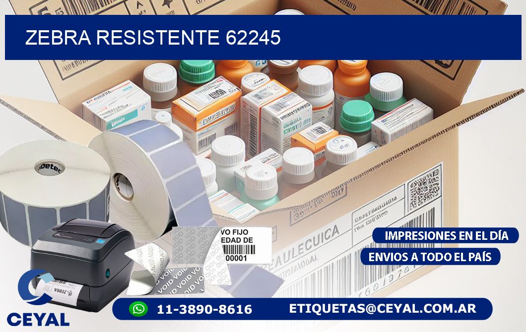 ZEBRA RESISTENTE 62245