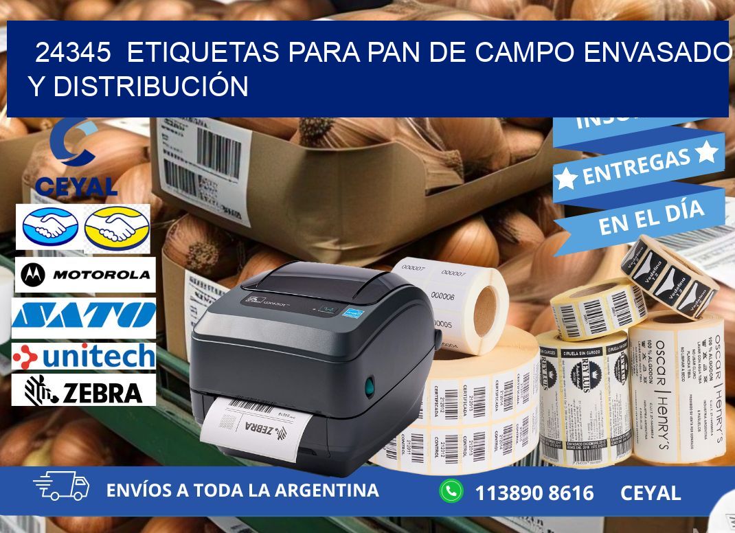 24345  ETIQUETAS PARA PAN DE CAMPO ENVASADO Y DISTRIBUCIÓN