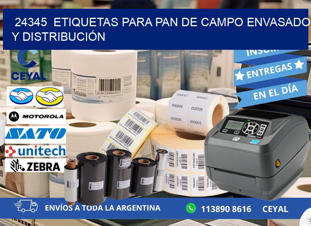 24345  ETIQUETAS PARA PAN DE CAMPO ENVASADO Y DISTRIBUCIÓN