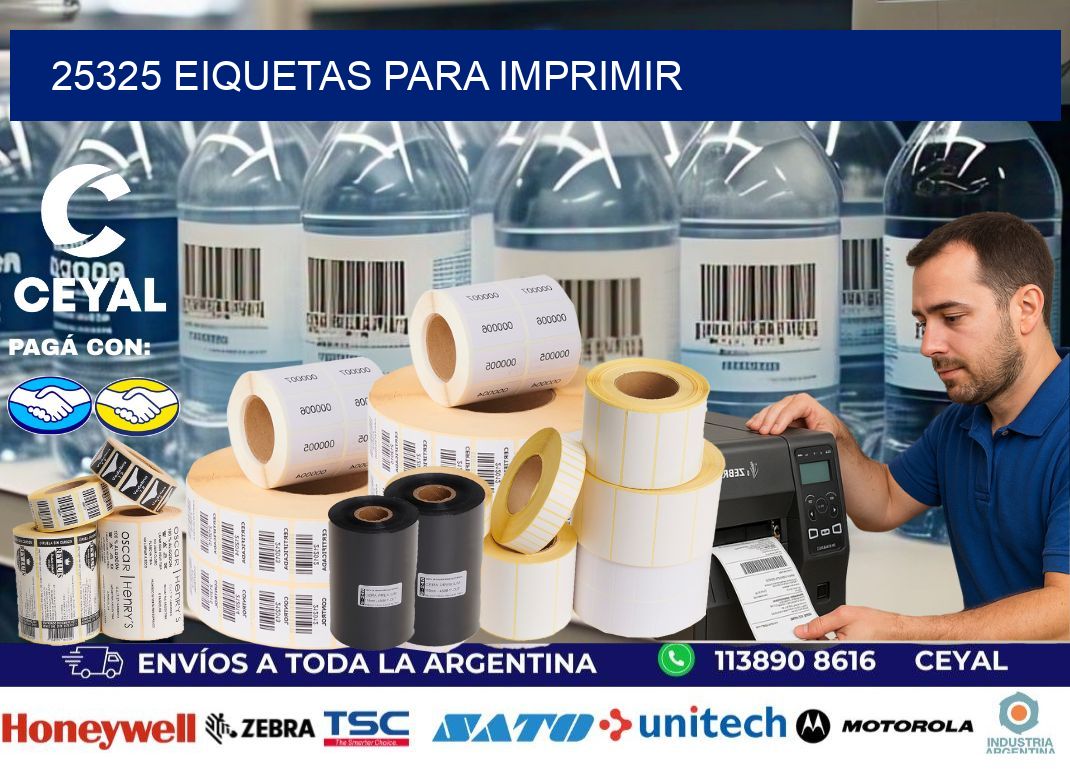 25325 EIQUETAS PARA IMPRIMIR