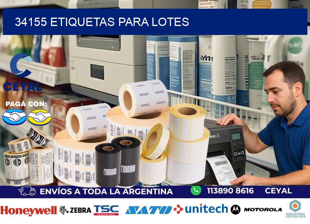 34155 ETIQUETAS PARA LOTES