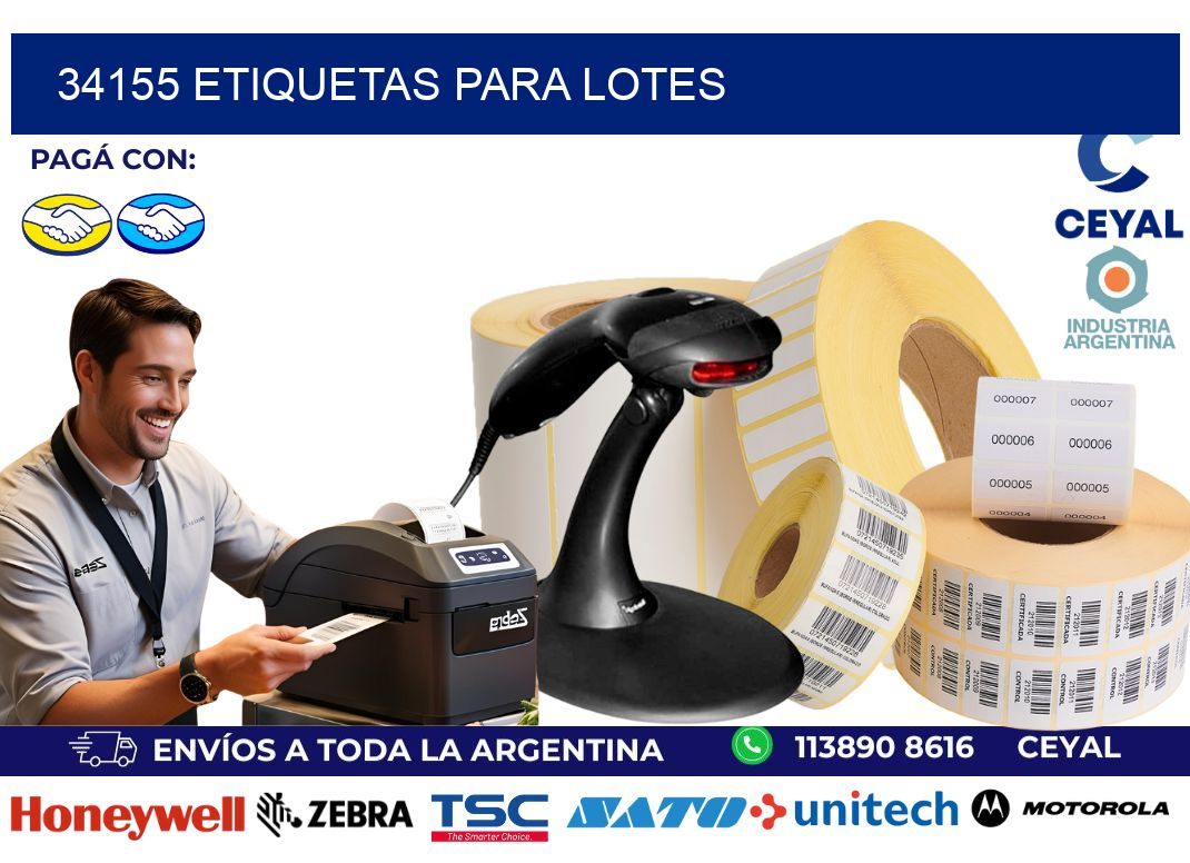34155 ETIQUETAS PARA LOTES