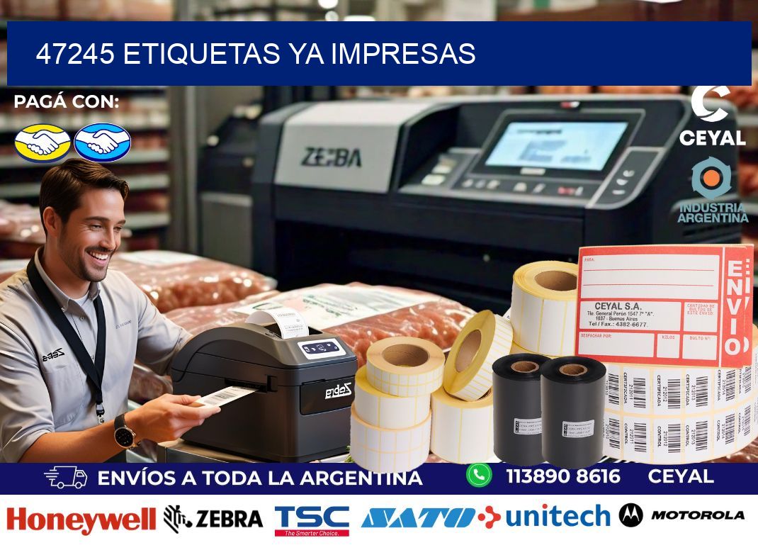 47245 ETIQUETAS YA IMPRESAS