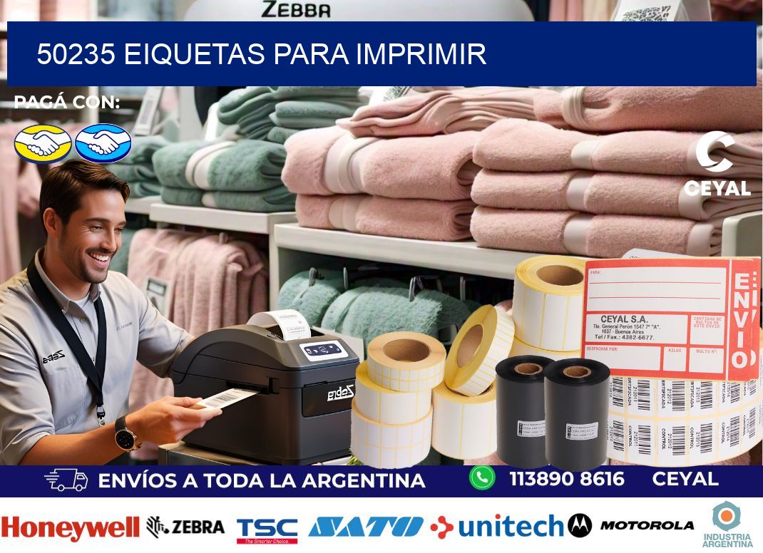 50235 EIQUETAS PARA IMPRIMIR