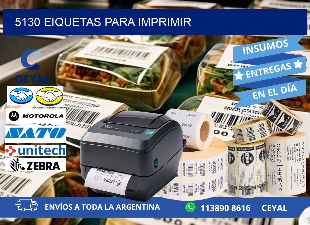 5130 EIQUETAS PARA IMPRIMIR