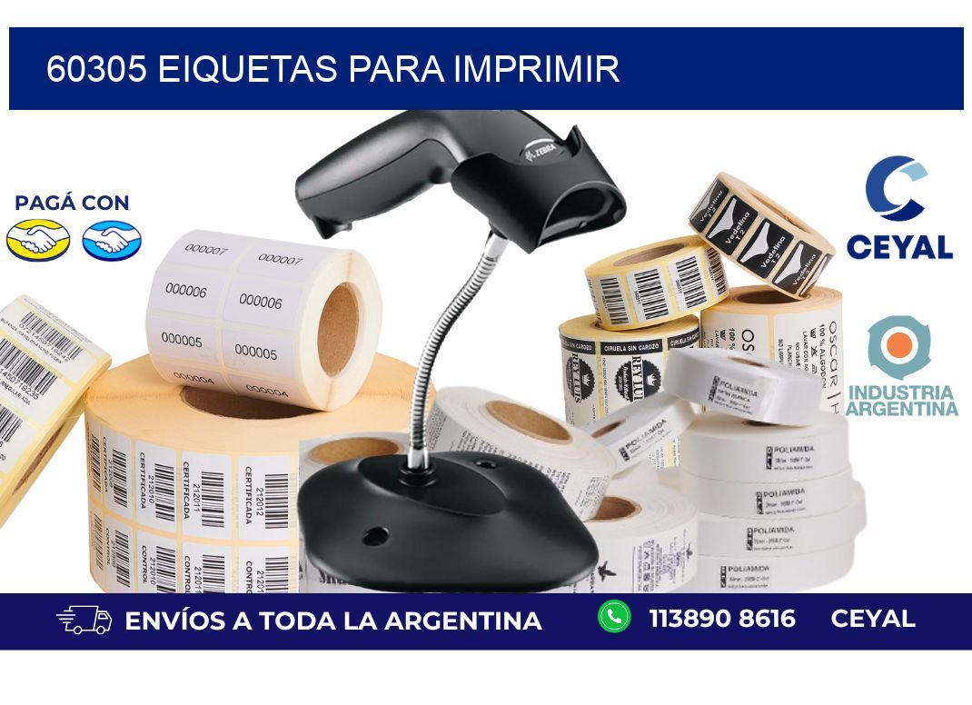 60305 EIQUETAS PARA IMPRIMIR