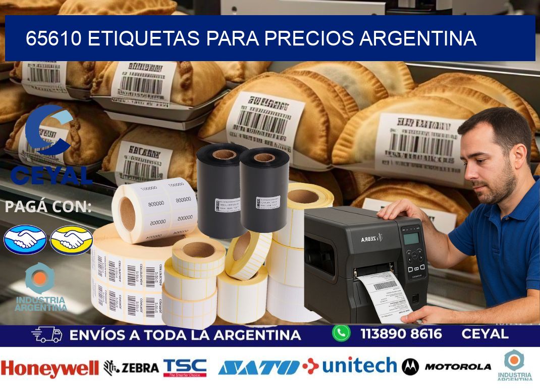 65610 ETIQUETAS PARA PRECIOS ARGENTINA