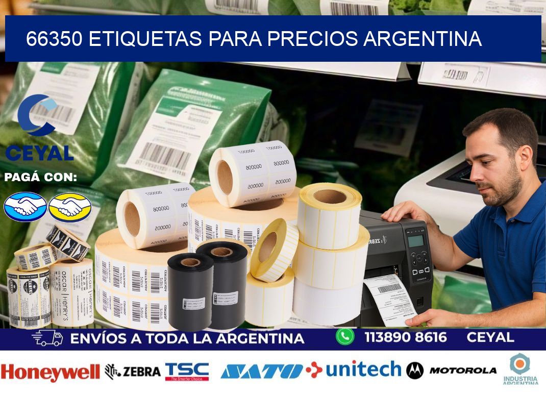 66350 ETIQUETAS PARA PRECIOS ARGENTINA