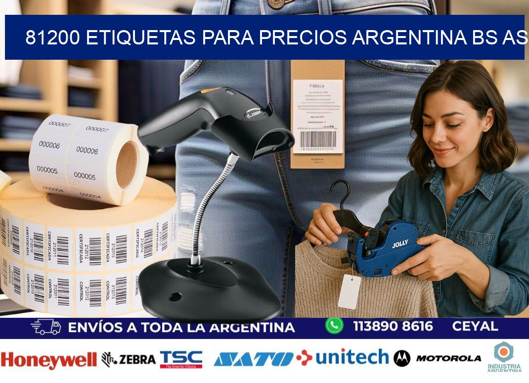 81200 ETIQUETAS PARA PRECIOS ARGENTINA BS AS