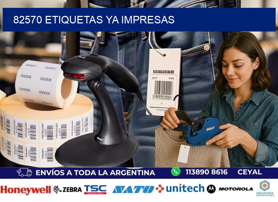 82570 ETIQUETAS YA IMPRESAS