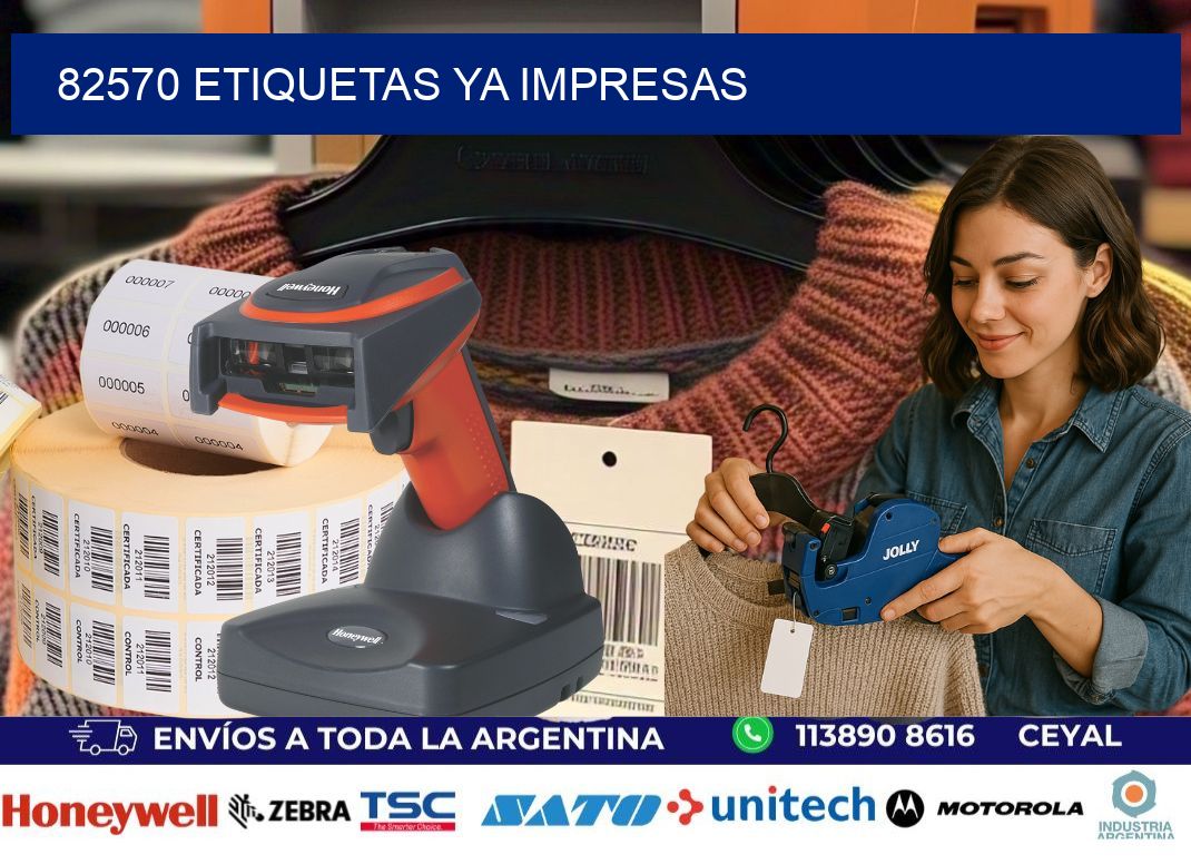 82570 ETIQUETAS YA IMPRESAS