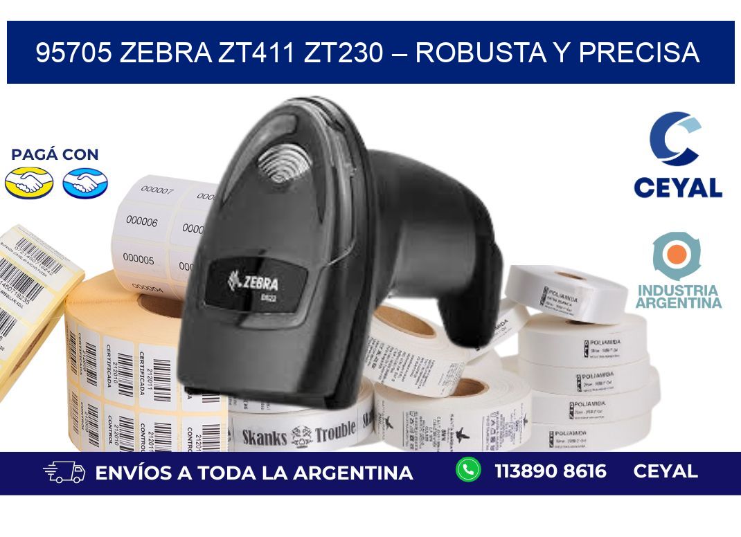 95705 Zebra ZT411 ZT230 – Robusta y Precisa