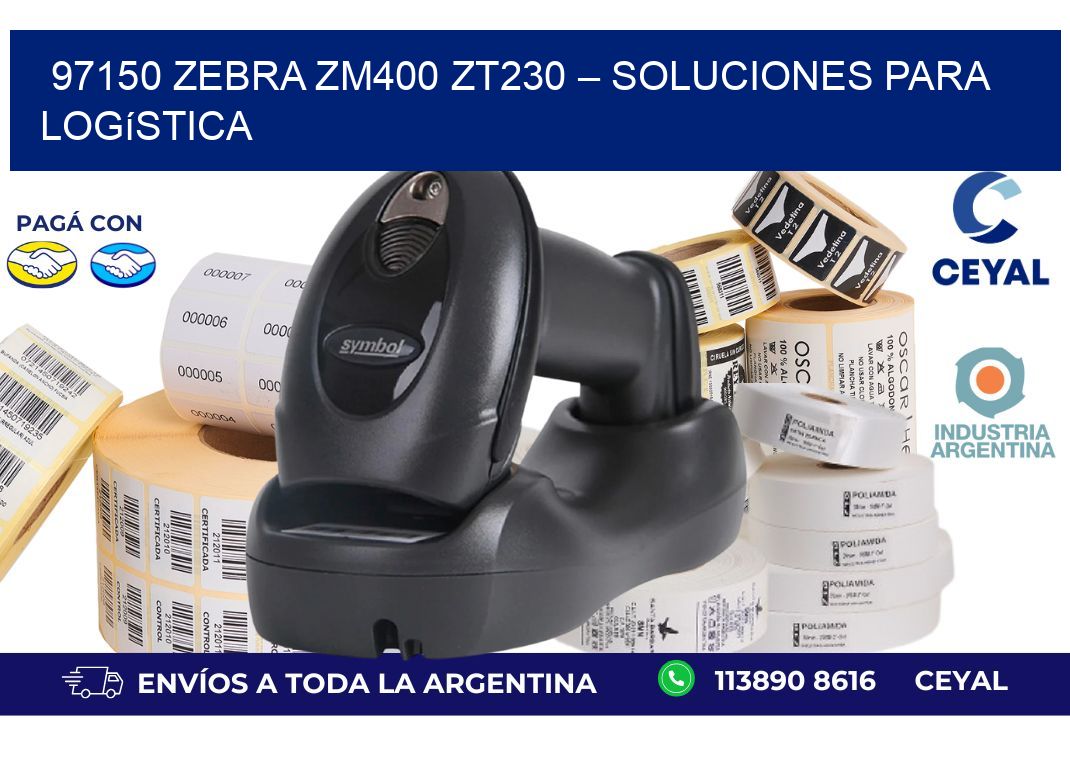 97150 Zebra ZM400 ZT230 – Soluciones para Logística