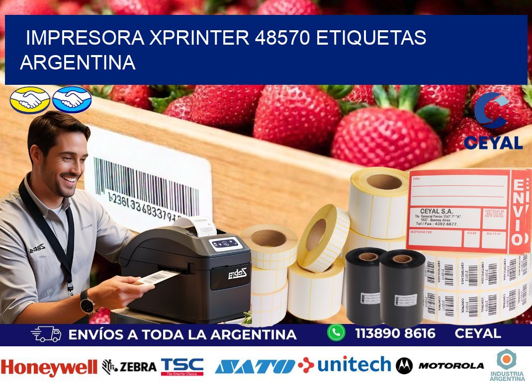 Impresora xprinter 48570 etiquetas argentina
