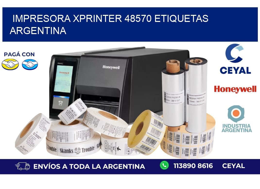 Impresora xprinter 48570 etiquetas argentina