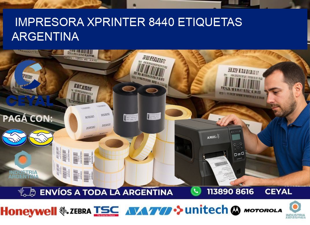 Impresora xprinter 8440 etiquetas argentina
