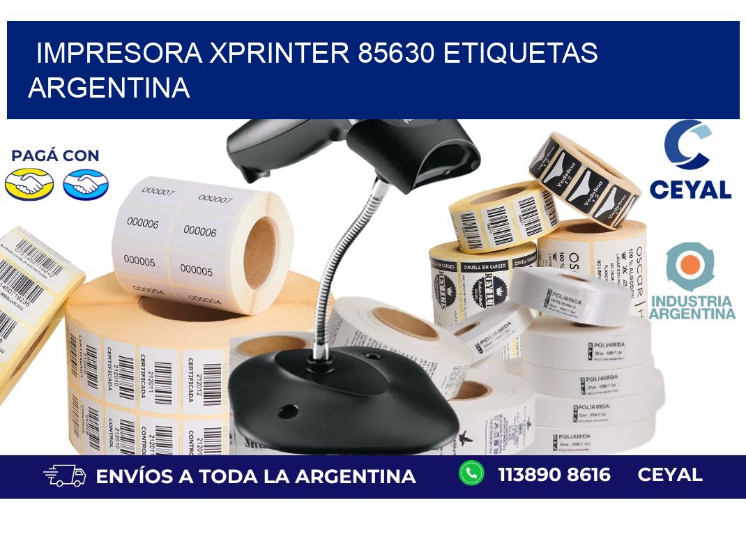 Impresora xprinter 85630 etiquetas argentina