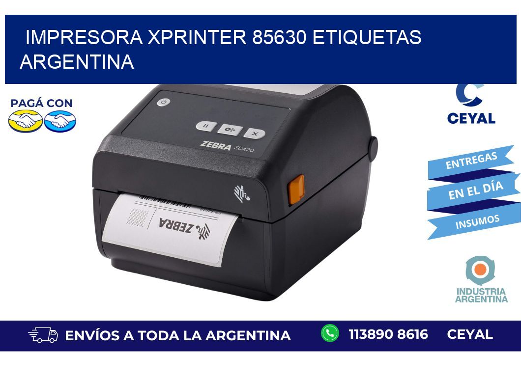 Impresora xprinter 85630 etiquetas argentina